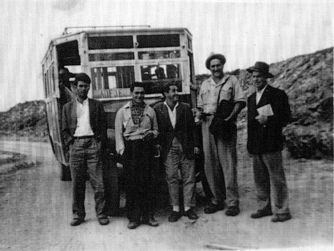 Sur de Tenerife. Transporte Público en Carretera General del Sur. Fondo Fotográfico Cauce Sur